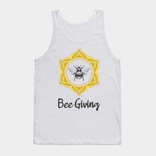 Bee Giving Mandala Tank Top